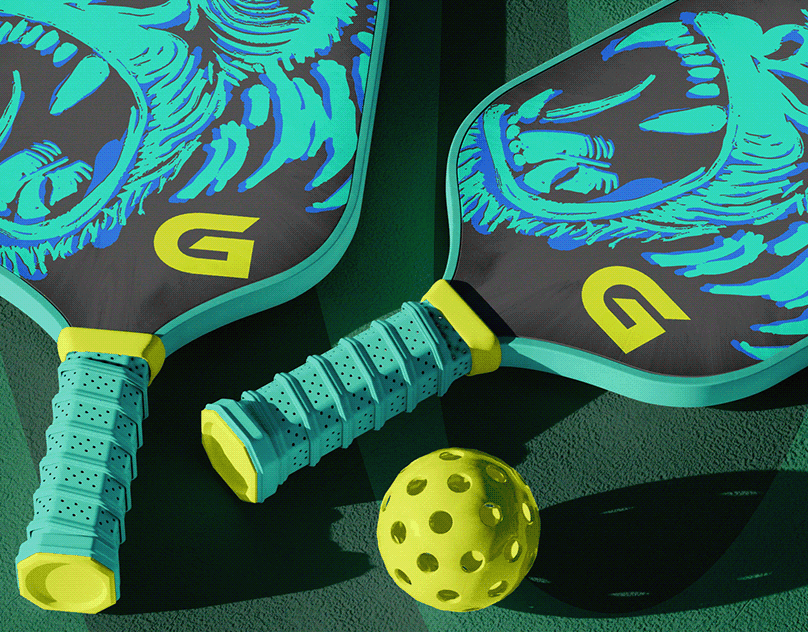 Pickle Ball Paddle Illustration