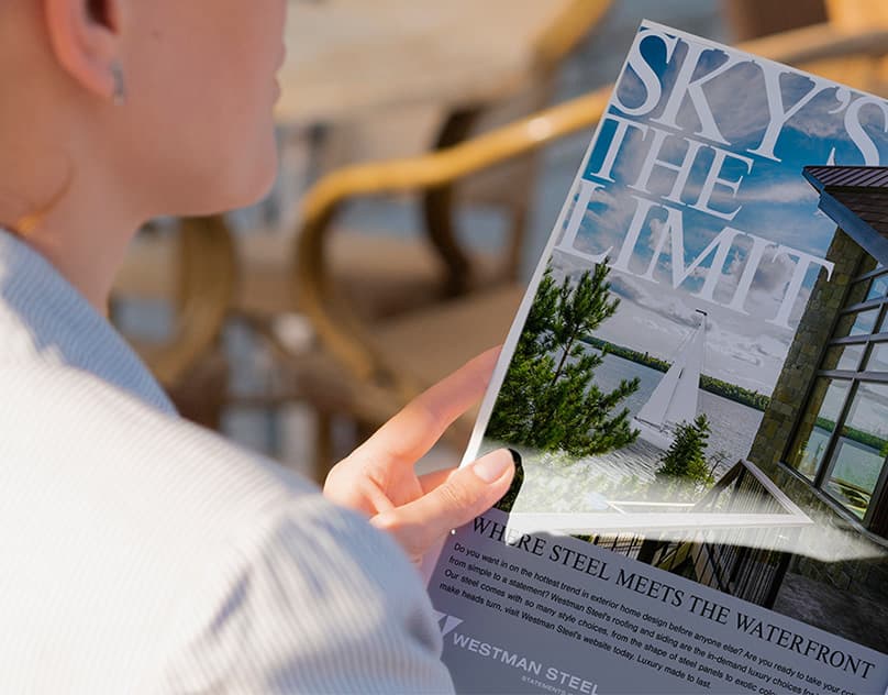 Westman Steel — Sky's the Limit: Magazine Ad
